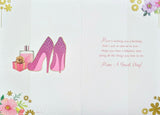 17 Girl Birthday - Purple Heels