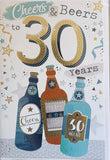 30 Birthday Male - Beers and Cheers