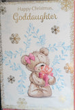 Goddaughter Christmas - Cute Blue Star