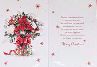 Wife Christmas - Large Bouquet & Bow