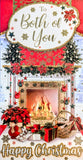 To Both Of You Christmas - Slim Traditional Fireplace