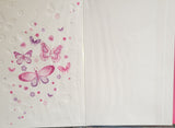 Blank - Pink & Silver Butterflies