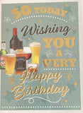 50 Birthday Male - Beer left