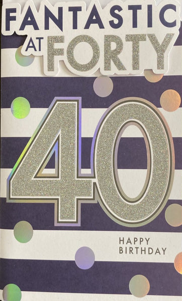 40  Birthday Male- Platinum