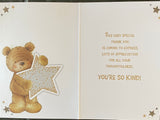 Thank You - Cute bear with star