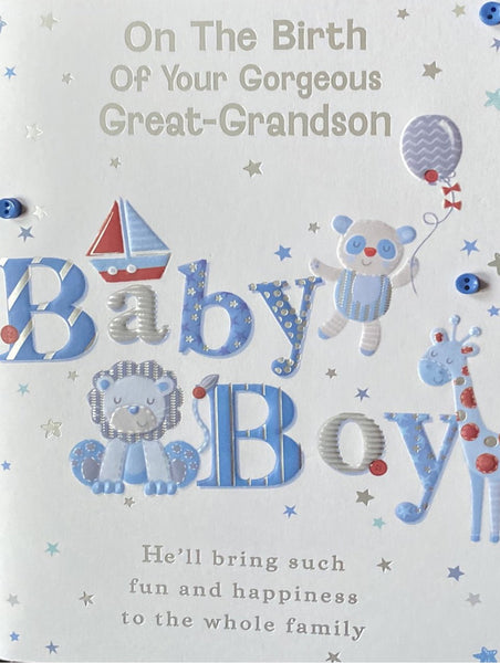 Birth of Your Great Grandson -animals