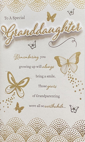 Granddaughter Birthday - Butterfly 8 page