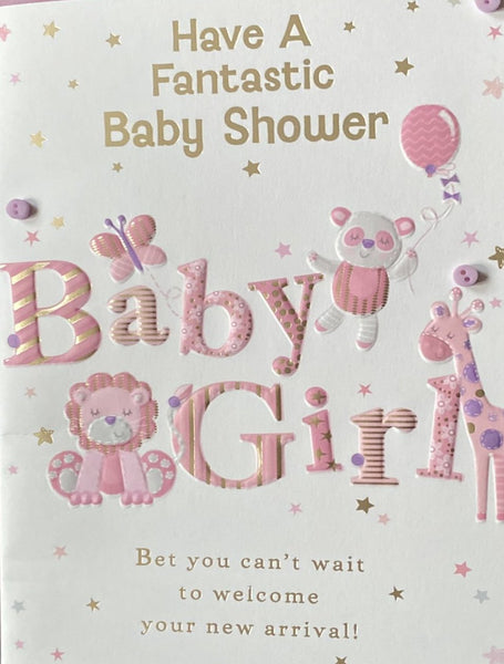 Baby Shower - Girl animals