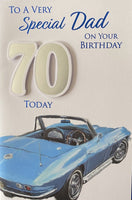 Dad 70 Birthday - Car