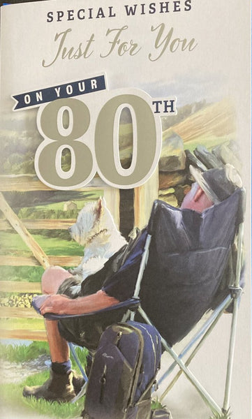 80 Birthday Male - Camping Chair