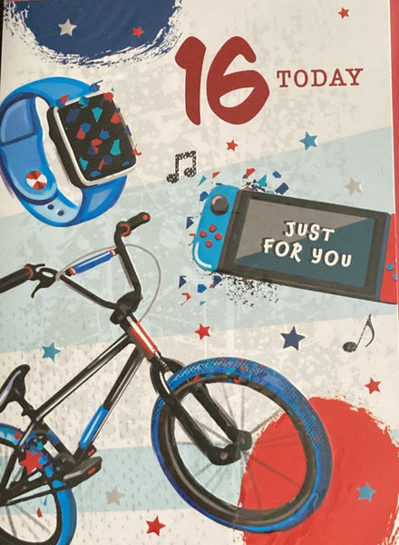 16 Boy Birthday bike