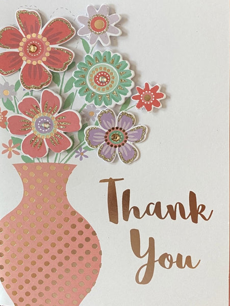 Thank You - Vase Handmade