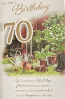 70 Birthday Male - Gardening