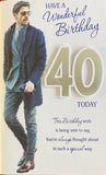 40 Birthday Male - Man