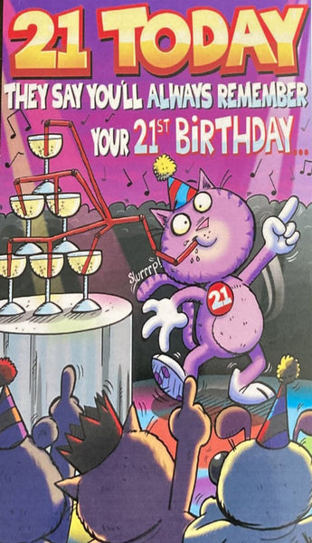 21 Birthday joke- always remember