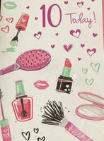 10 Girl Birthday -makeup/ hairbrush