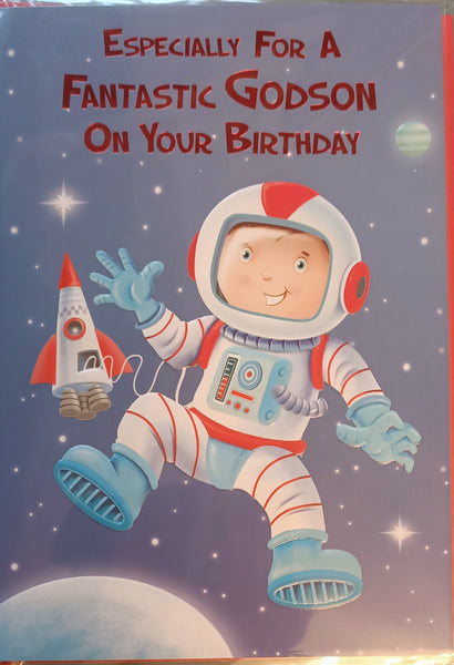 Godson Birthday - Astronaut/ rocket