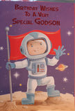 Godson Birthday - Astronaut flag