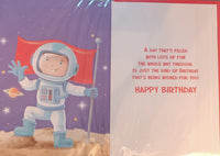 Godson Birthday - Astronaut flag