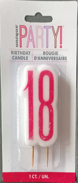 18 Pink Candle