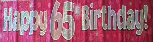 65th Pink Banner
