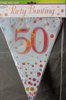 50 Rose Gold Bunting