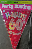 60 Pink Bunting