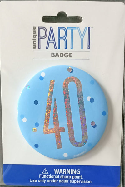40 Blue Badge