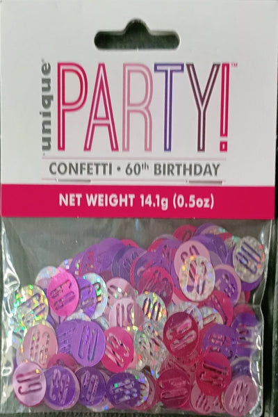 60 Pink Table Confetti