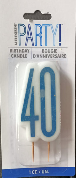 40 Blue Candle