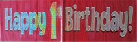 1  Birthday Pink Banner