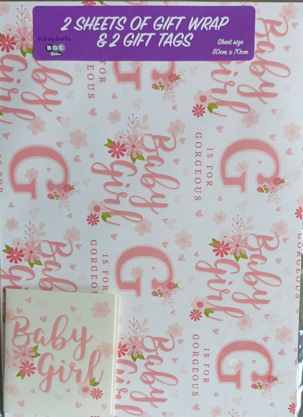 Baby Girl - Wrapping Paper