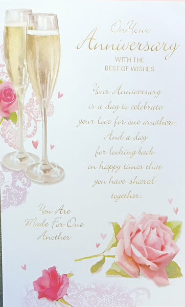 Your Anniversary - Traditional Champagne Words