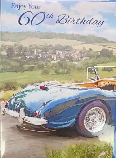 60 Male Birthday - Back Of Car