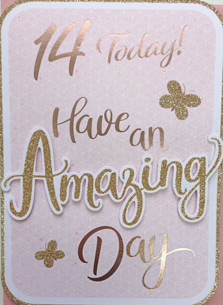 14 Girl Birthday - Amazing Day