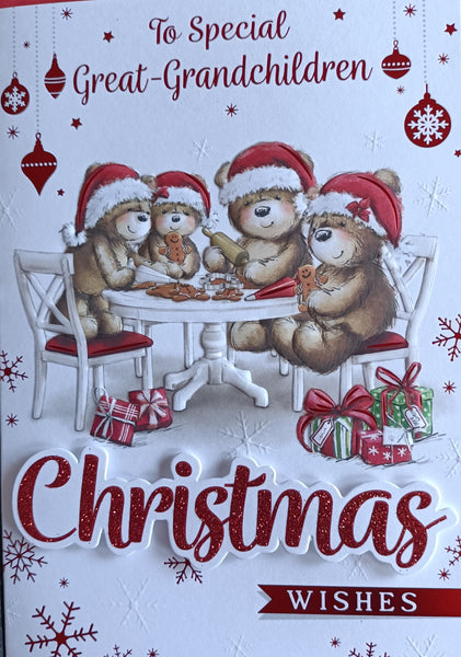 Great Grandchildren Christmas - Cute Table