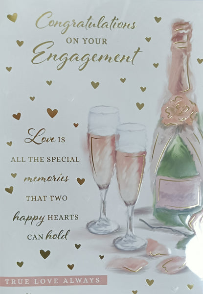 Engagement - Champagne & Glasses