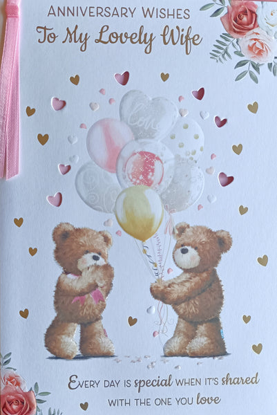 Wife Anniversary - Cute Balloons