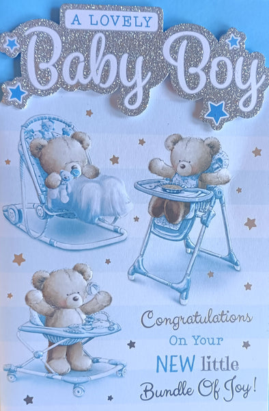 Baby Boy - Platinum 3 Bears
