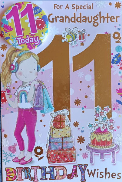 Granddaughter 11 Birthday - Badged