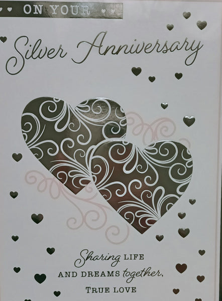 Silver Anniversary - 2 Hearts Sharing Life
