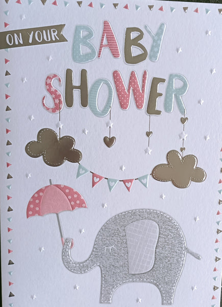 Baby Shower - Neutral Elephant