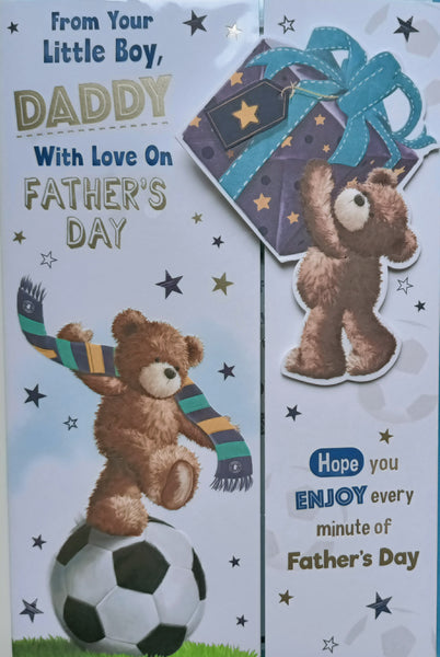 Father's Day Daddy From Little Boy - Cute Football