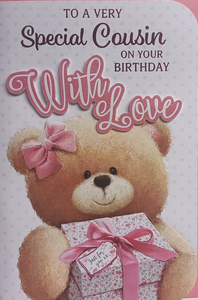 Cousin Birthday - Big Bear & Gift