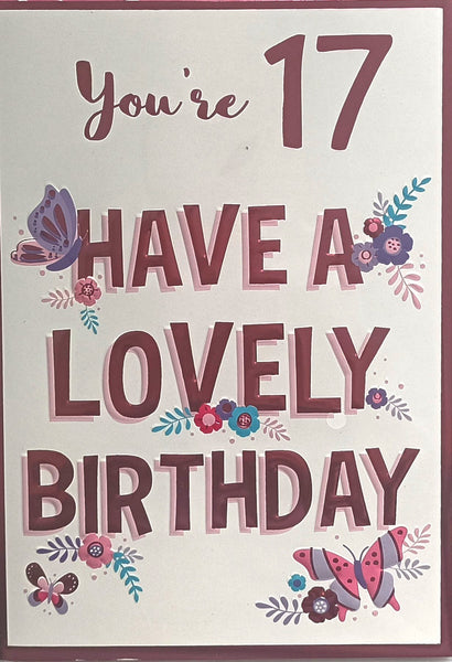 17 Girl Birthday - Lovely Birthday