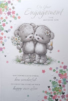 Engagement - Grey Bears & Flowers