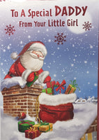 Daddy From Little Girl Christmas - Santa In Chimney