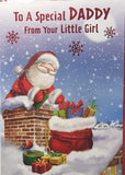 Daddy From Little Girl Christmas - Santa In Chimney