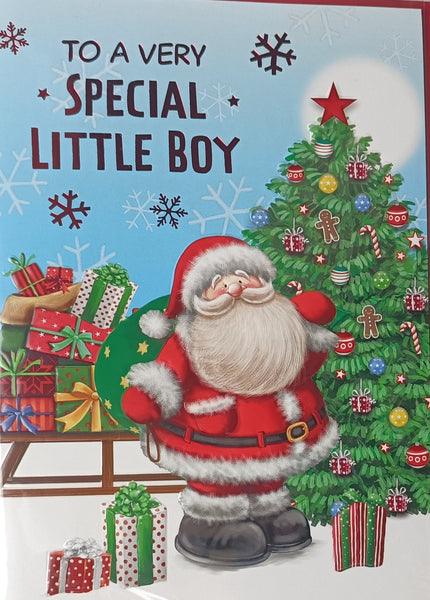 Special Little Boy Christmas - Santa & Sleigh