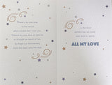Husband Anniversary - Large 8 Page Gold Stars